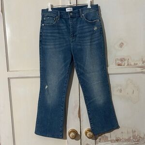 Pistola Distressed Blue Ankle Jeans